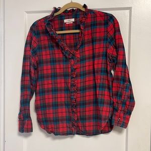 Isabel Marant Flannel shirt with ruffle - size 44 / M